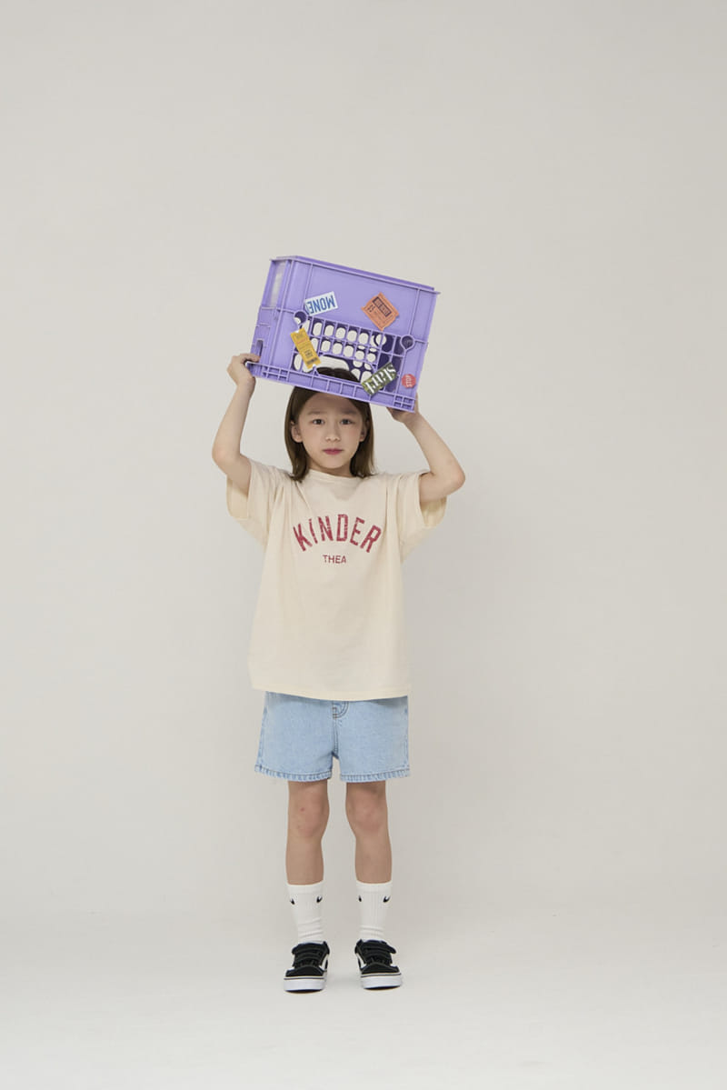 a-Market - Korean Children Fashion - #kidsshorts - Denim Shorts - 9