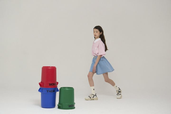 a-Market - Korean Children Fashion - #kidzfashiontrend - Denim Skirt Shorts - 12