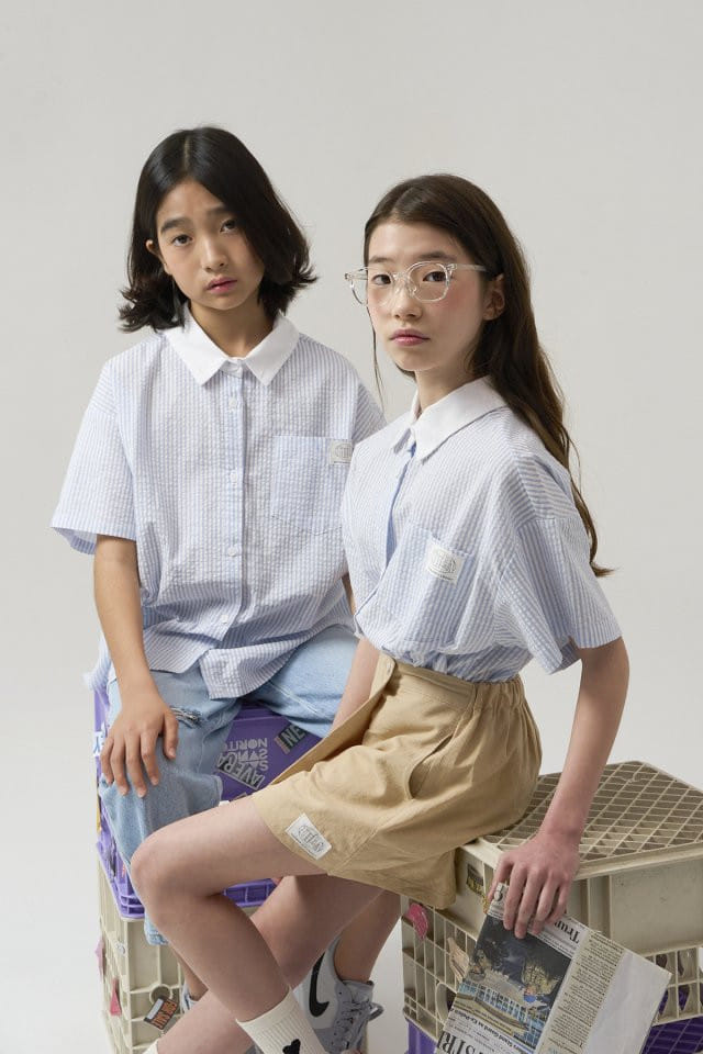 a-Market - Korean Children Fashion - #littlefashionista - Stripes Shirts - 11