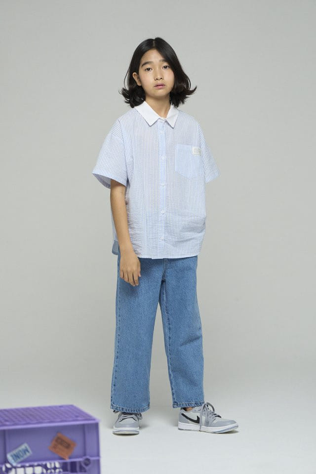 a-Market - Korean Children Fashion - #littlefashionista - Sand Straight Jeans - 6