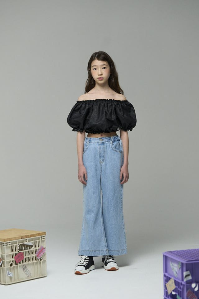 a-Market - Korean Children Fashion - #minifashionista - Wide Jeans - 12