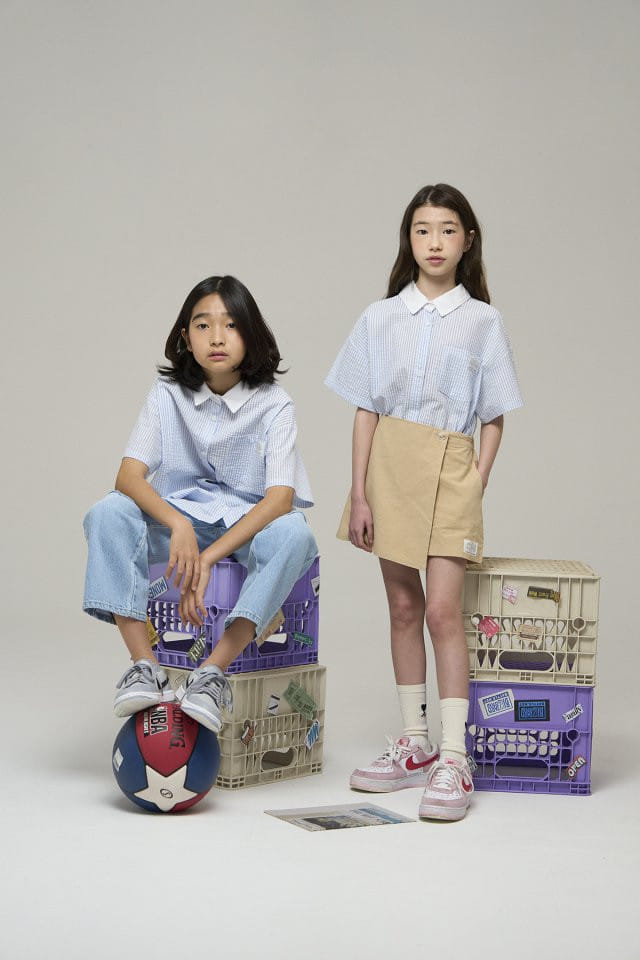 a-Market - Korean Children Fashion - #minifashionista - Wrap Skirt - 3