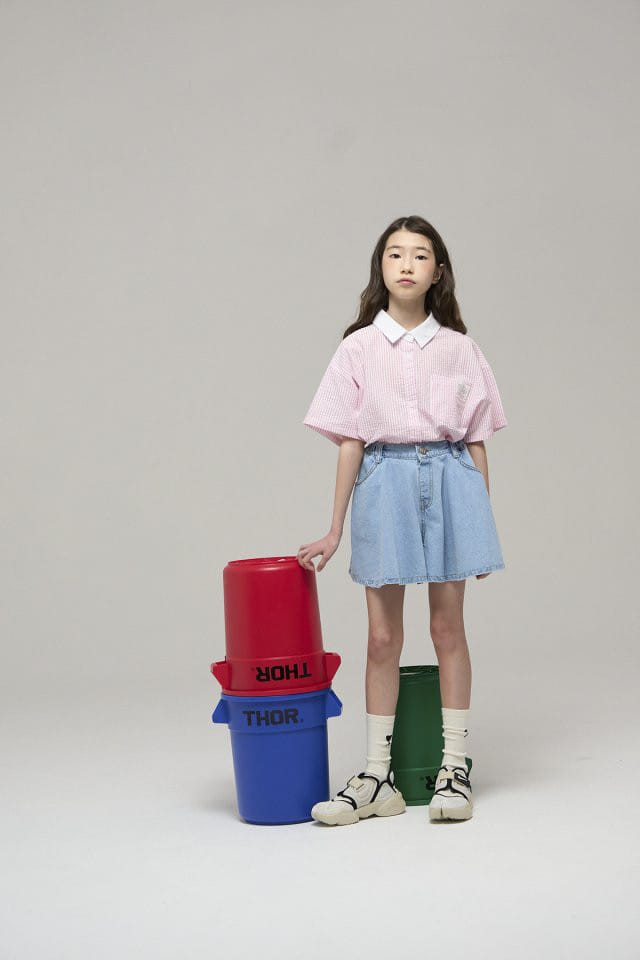 a-Market - Korean Children Fashion - #minifashionista - Denim Skirt Shorts - 2