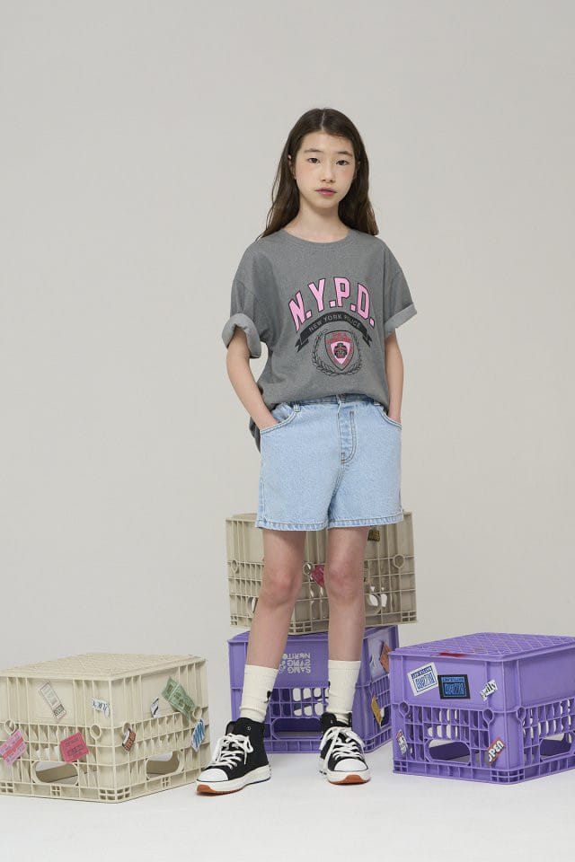 a-Market - Korean Children Fashion - #minifashionista - Denim Shorts