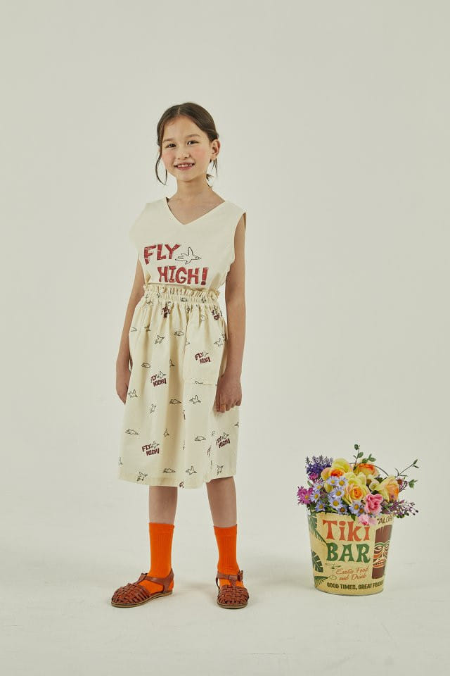 a-Market - Korean Children Fashion - #prettylittlegirls - A Bird Frill Skirt - 11