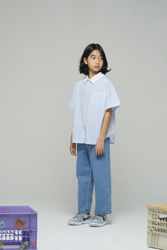 a-Market - Korean Children Fashion - #prettylittlegirls - Sand Straight Jeans - 9