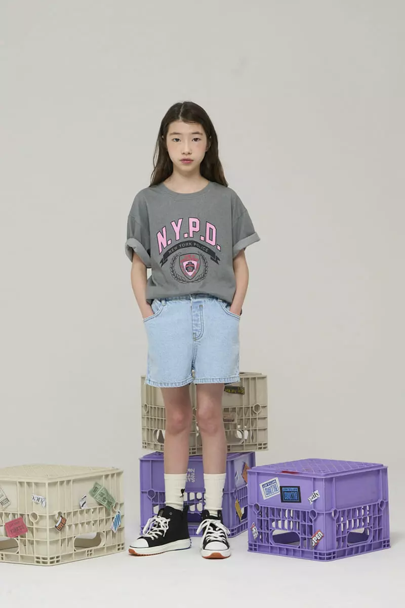 a-Market - Korean Children Fashion - #prettylittlegirls - Denim Shorts - 2
