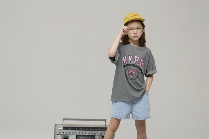 a-Market - Korean Children Fashion - #todddlerfashion - NYPD Tee - 2