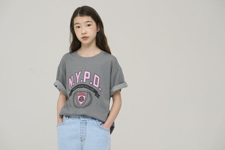a-Market - Korean Children Fashion - #toddlerclothing - NYPD Tee - 3