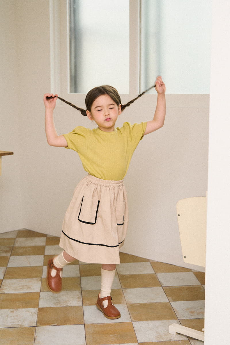 A-Market - Korean Children Fashion - #Kfashion4kids - Pincot Eyelet Tee - 10