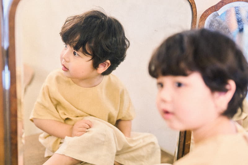 A-Market - Korean Children Fashion - #fashionkids - Cap Sleeves Linen Blouse - 8