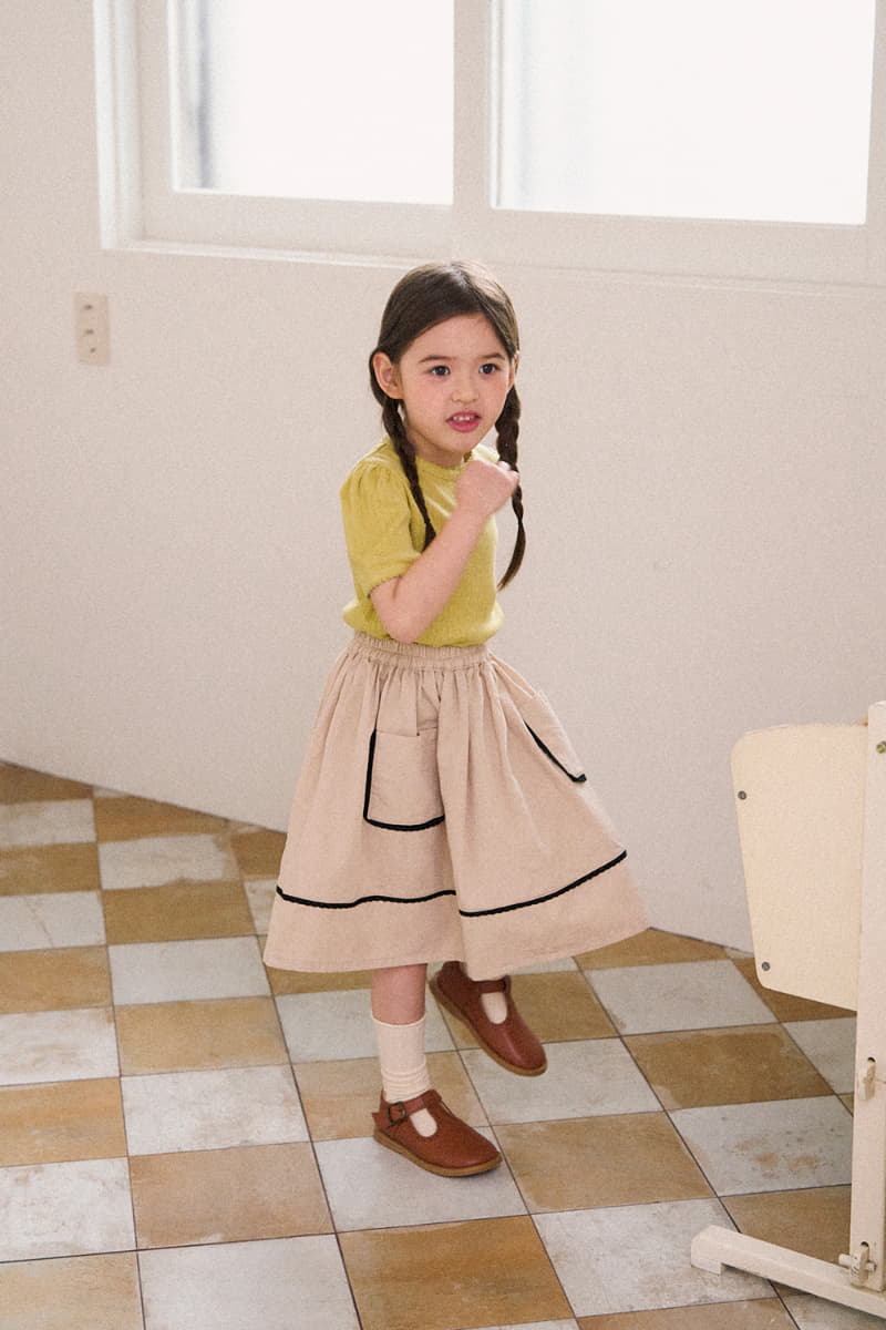 A-Market - Korean Children Fashion - #fashionkids - Pincot Eyelet Tee - 6
