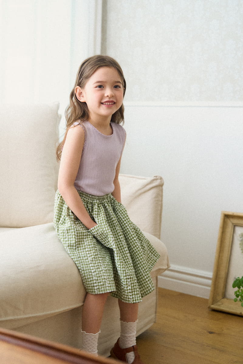 A-Market - Korean Children Fashion - #fashionkids - Lace Sleeveless - 5