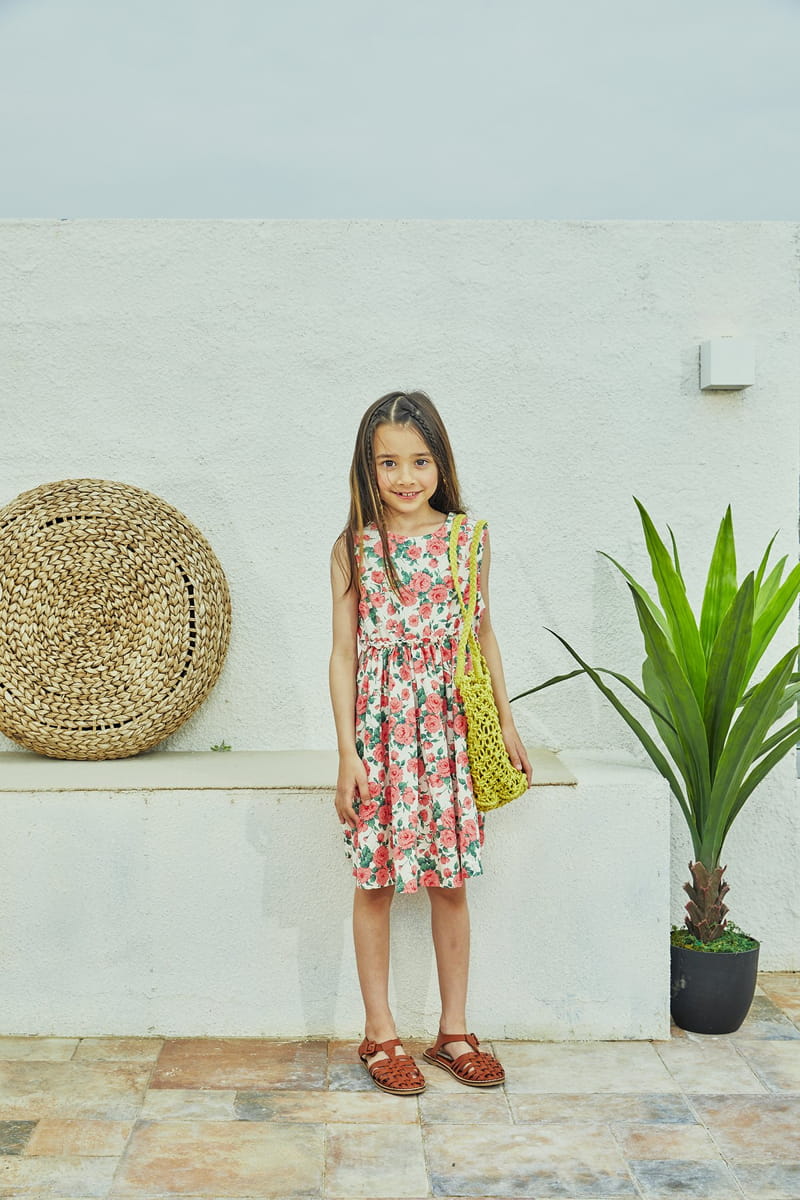 A-Market - Korean Children Fashion - #fashionkids - Flower Wrap One-piece - 7