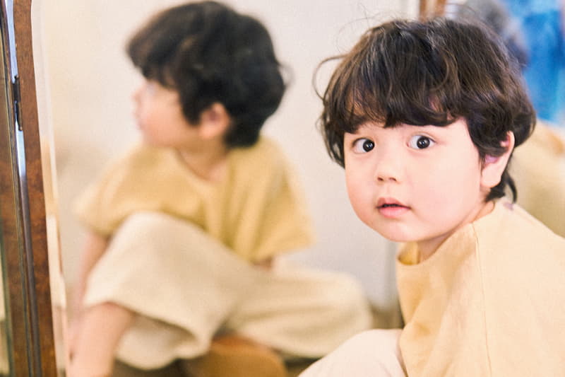 A-Market - Korean Children Fashion - #kidsshorts - Cap Sleeves Linen Blouse - 9