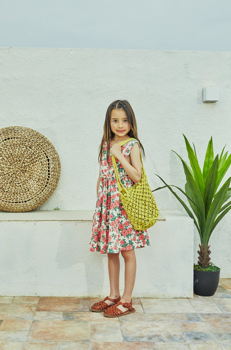 A-Market - Korean Children Fashion - #kidsshorts - Flower Wrap One-piece - 8