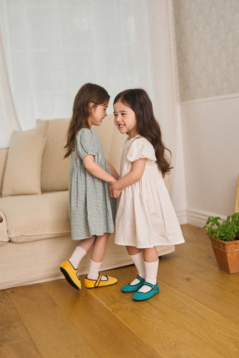 A-Market - Korean Children Fashion - #kidsstore - Retro Check One-piece - 5