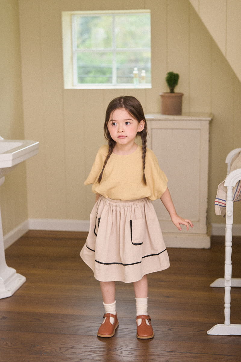 A-Market - Korean Children Fashion - #kidsstore - Pocket Skirt - 2