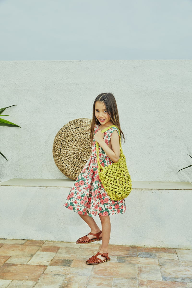 A-Market - Korean Children Fashion - #kidsstore - Flower Wrap One-piece - 9