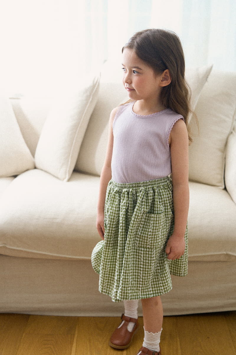 A-Market - Korean Children Fashion - #kidzfashiontrend - Lace Sleeveless - 8