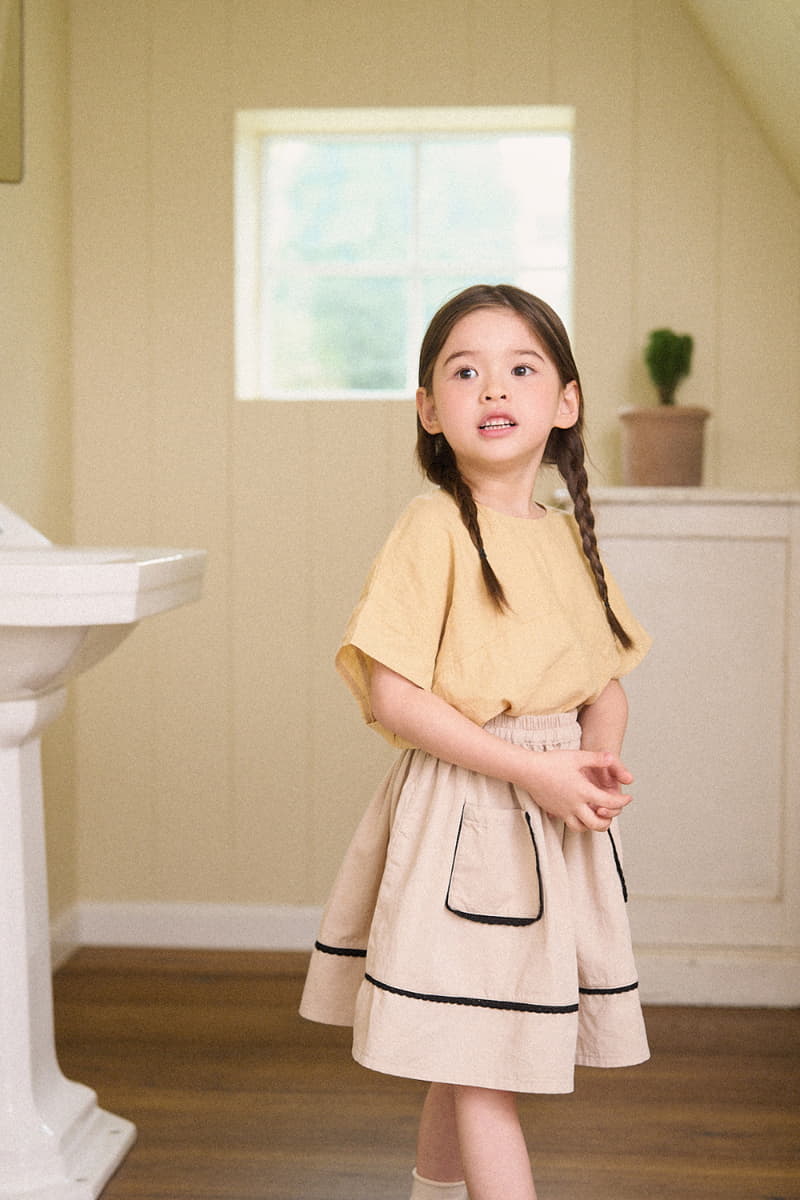 A-Market - Korean Children Fashion - #littlefashionista - Pocket Skirt - 5