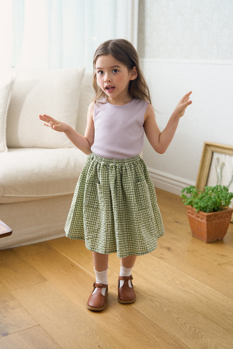 A-Market - Korean Children Fashion - #magicofchildhood - Check Skirt - 7