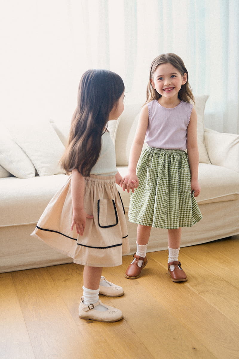 A-Market - Korean Children Fashion - #minifashionista - Lace Sleeveless - 12