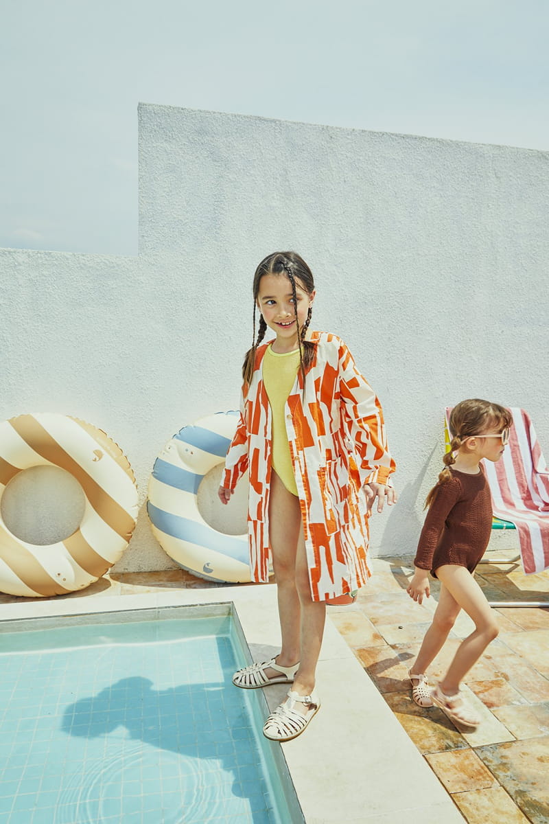 A-Market - Korean Children Fashion - #prettylittlegirls - Beach Cape - 10