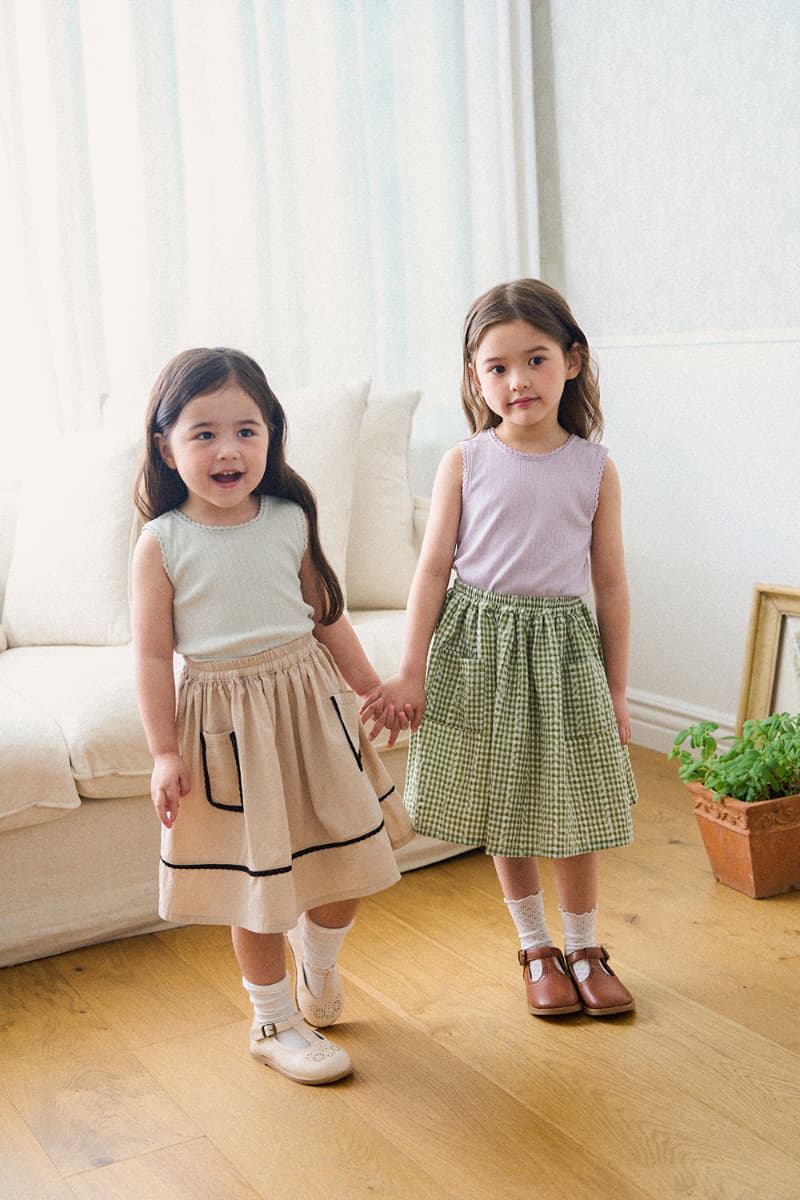 A-Market - Korean Children Fashion - #todddlerfashion - Pocket Skirt - 9