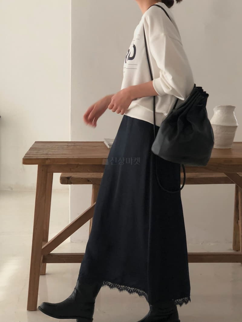 A Want - Korean Women Fashion - #pursuepretty - Shatin Lace Skirt - 8