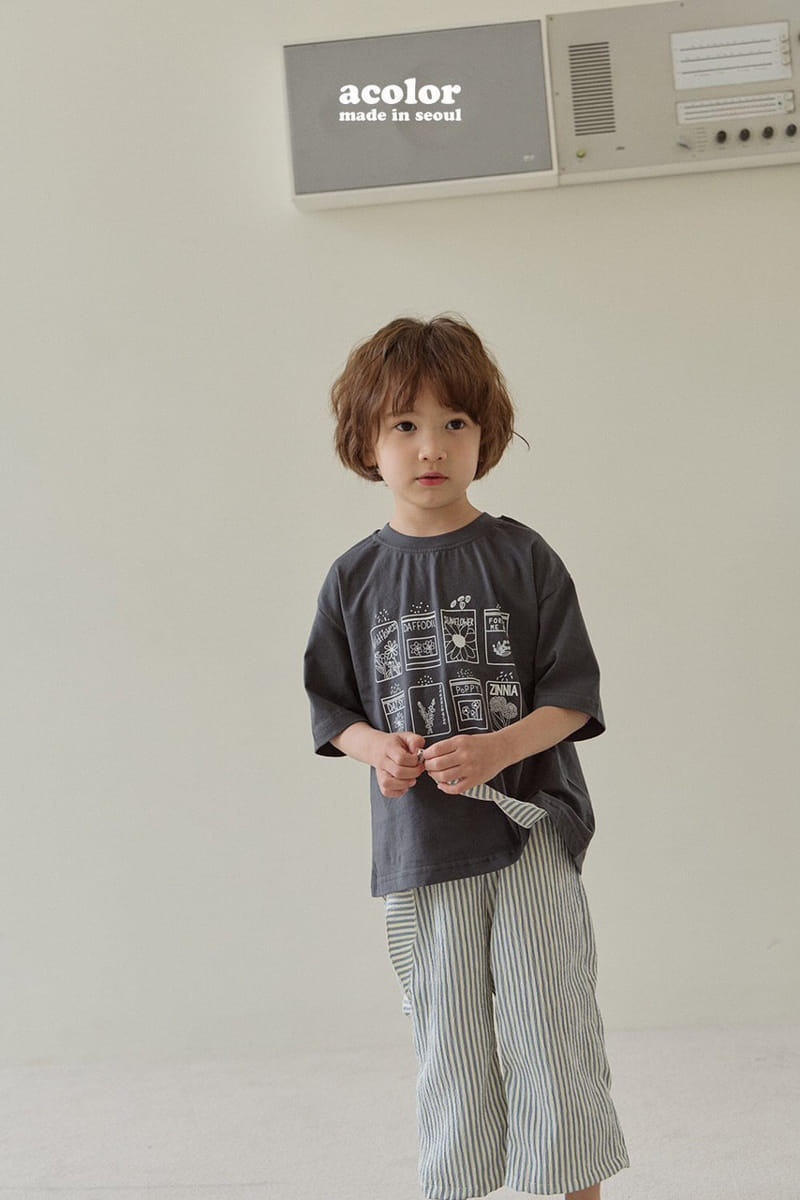 Acolor - Korean Children Fashion - #kidzfashiontrend - Seed Tee - 4