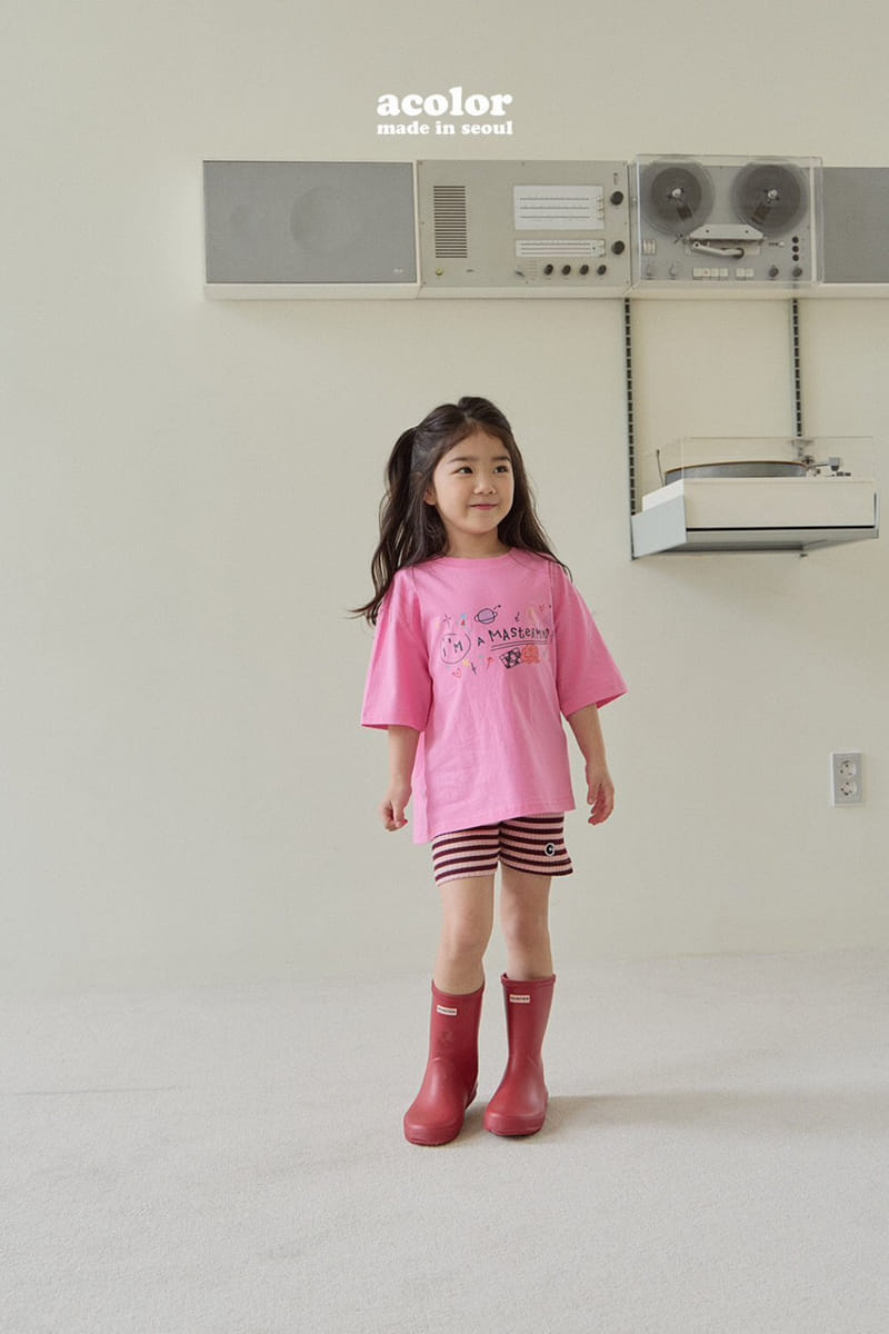 Acolor - Korean Children Fashion - #Kfashion4kids - Chocolate Shorts - 2