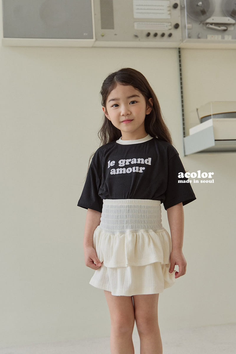 Acolor - Korean Children Fashion - #childrensboutique - Cancan Skirt Pants - 9