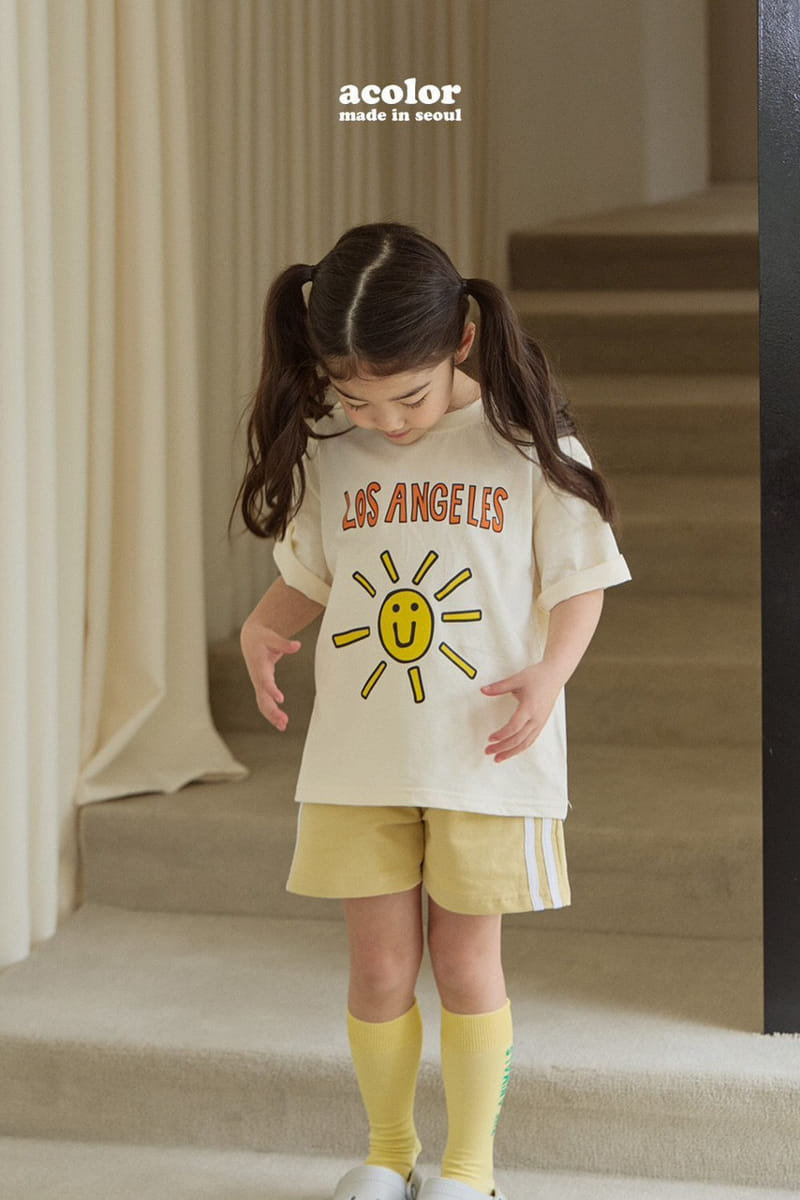 Acolor - Korean Children Fashion - #designkidswear - Sunshine Tee - 7