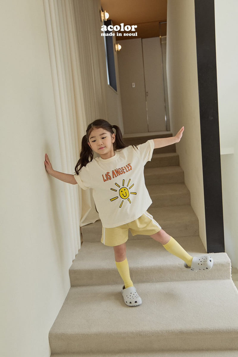 Acolor - Korean Children Fashion - #fashionkids - Sunshine Tee - 9