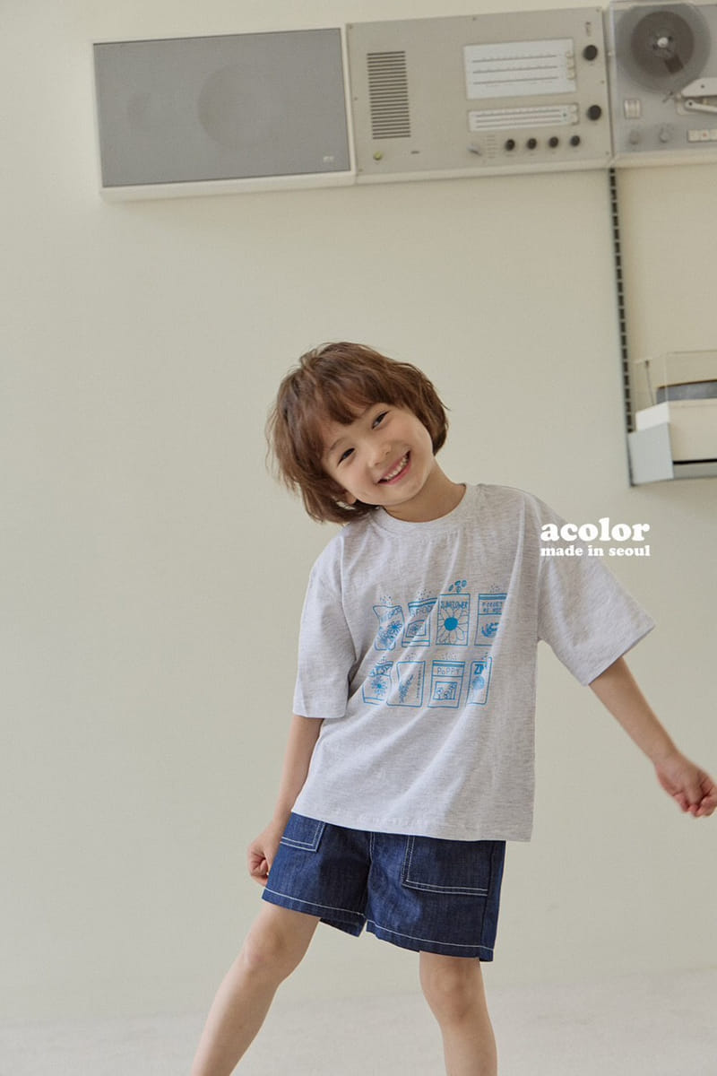 Acolor - Korean Children Fashion - #kidzfashiontrend - Seed Tee - 3