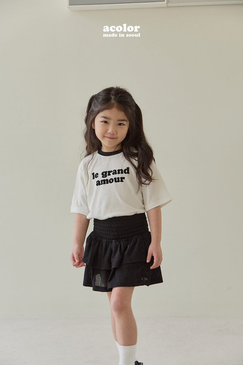 Acolor - Korean Children Fashion - #magicofchildhood - Cancan Skirt Pants - 2