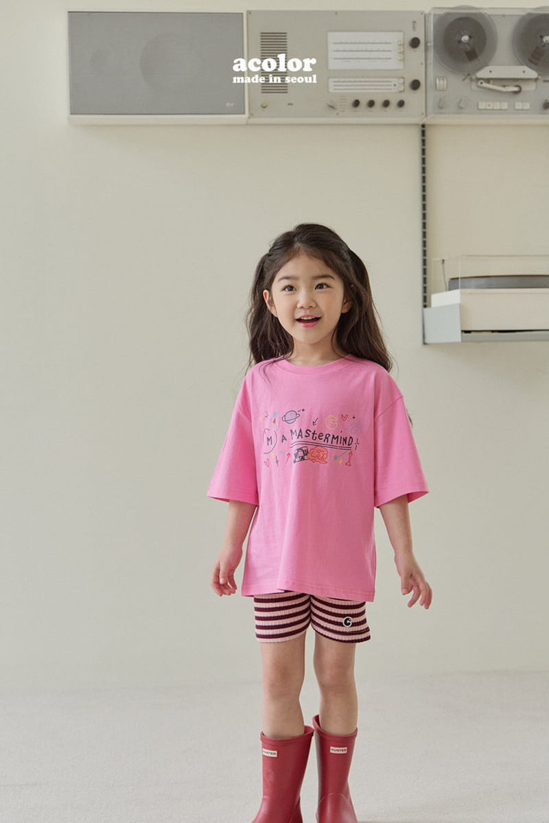Acolor - Korean Children Fashion - #littlefashionista - Chocolate Shorts - 4