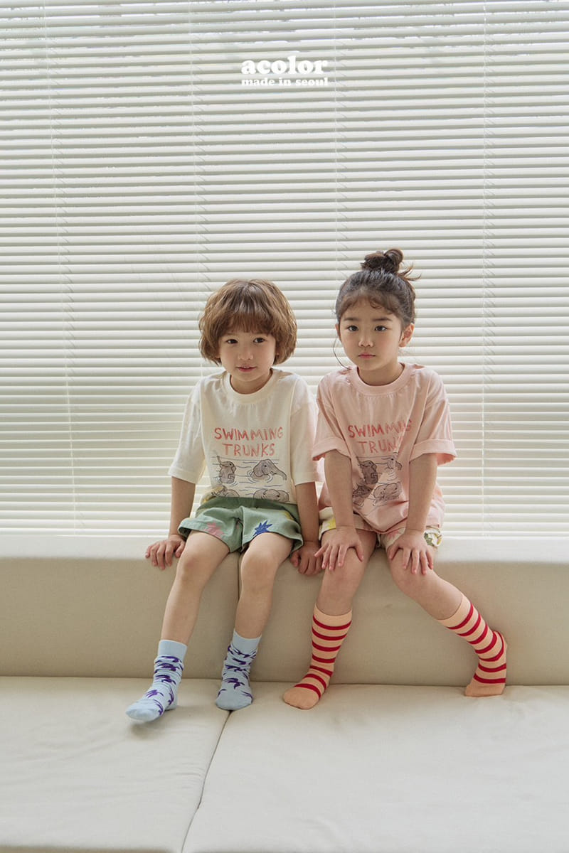 Acolor - Korean Children Fashion - #minifashionista - Elephant Tee - 6