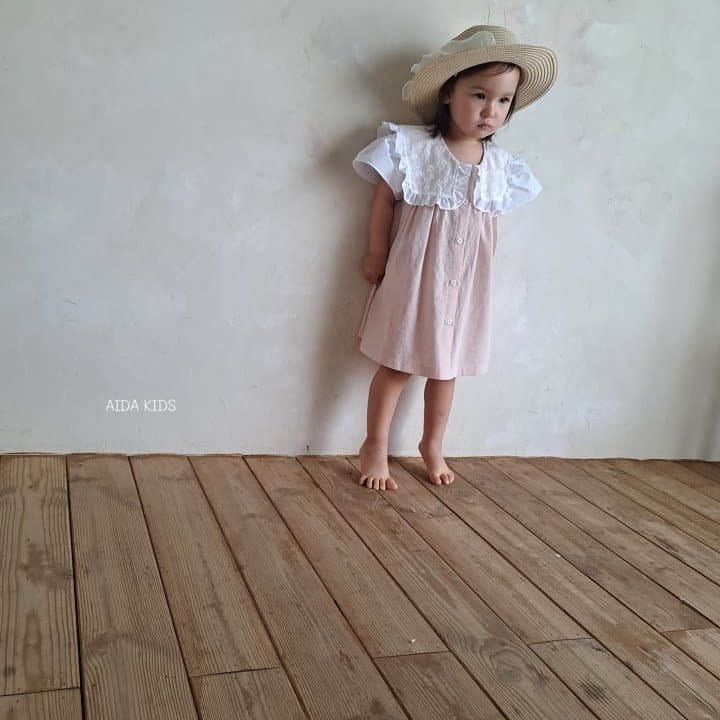 Aida - Korean Children Fashion - #Kfashion4kids - Pink Wing One-piece - 10