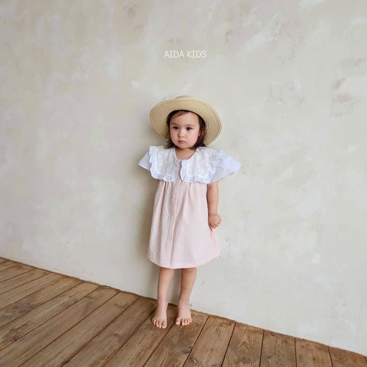 Aida - Korean Children Fashion - #fashionkids - Pink Wing One-piece - 6