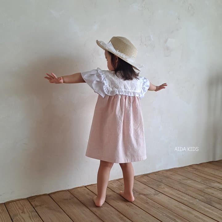 Aida - Korean Children Fashion - #littlefashionista - Pink Wing One-piece - 11