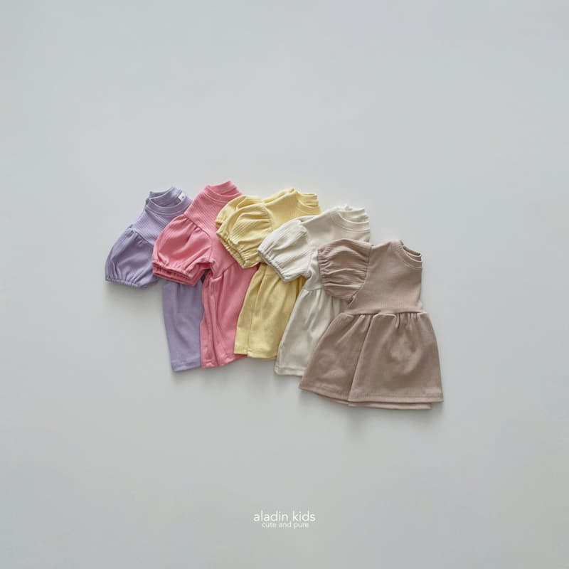 Aladin - Korean Children Fashion - #designkidswear - Summer Rib Blouse - 6