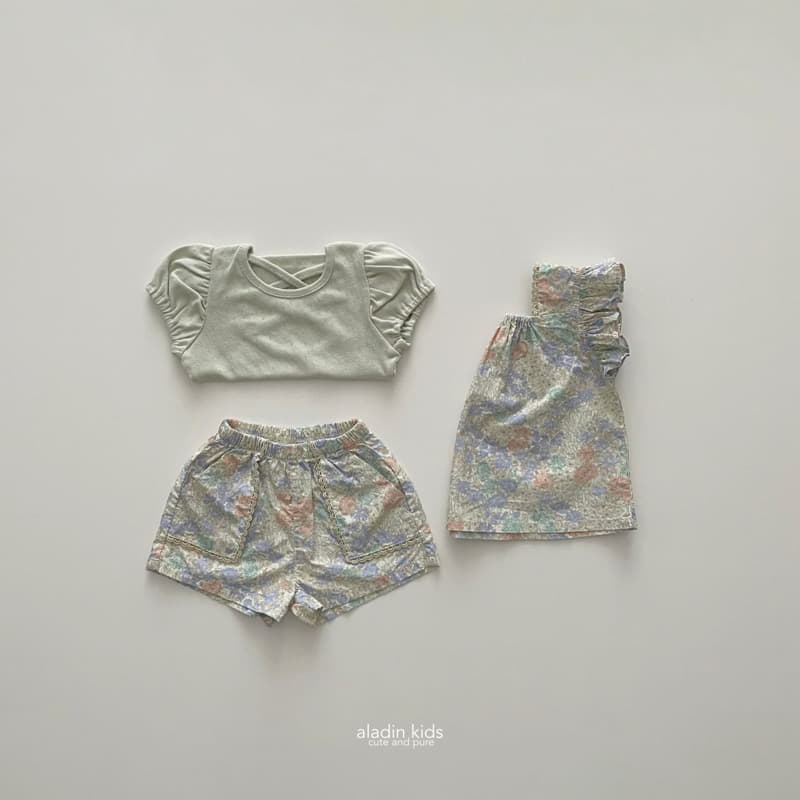 Aladin - Korean Children Fashion - #kidsshorts - Tropical Pants - 2