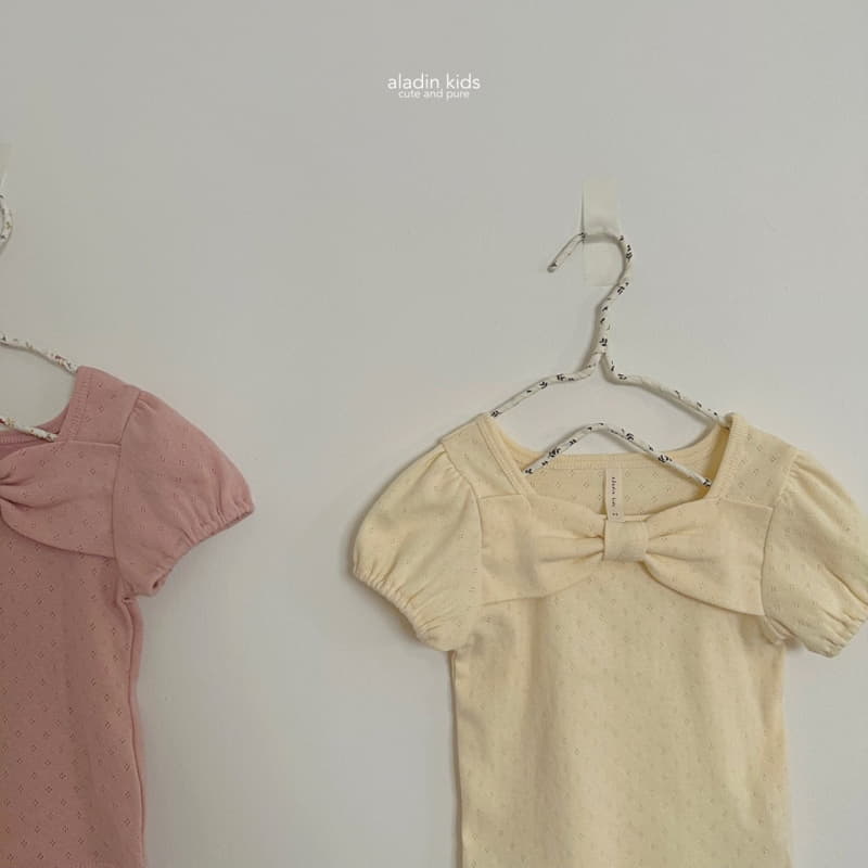 Aladin - Korean Children Fashion - #prettylittlegirls - Lovely Ribbon Tee - 11