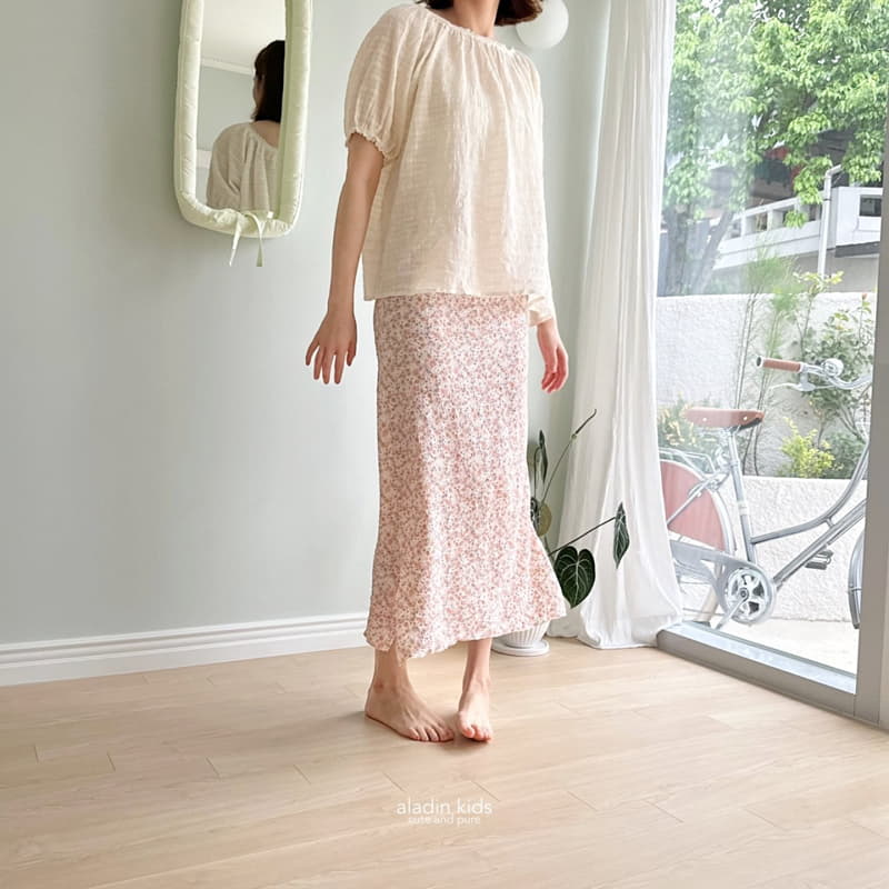 Aladin - Korean Women Fashion - #momslook - Rose Summer Skirt Mom - 5