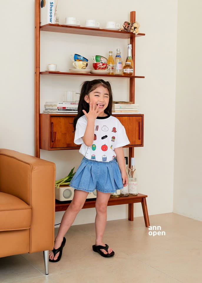 Ann Open - Korean Children Fashion - #Kfashion4kids - Sue Sue Denim Shorts - 10