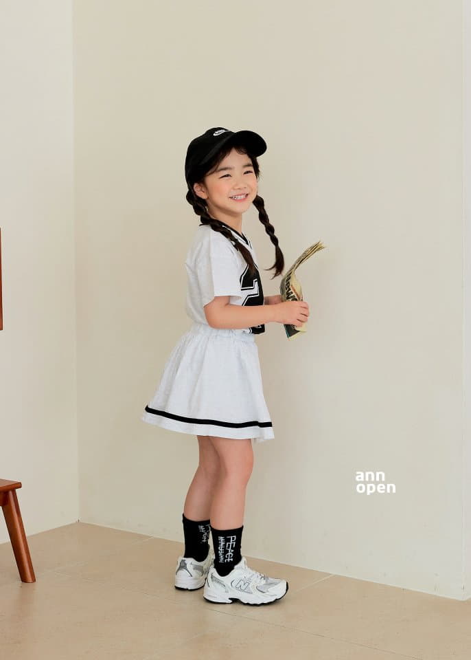 Ann Open - Korean Children Fashion - #kidzfashiontrend - New Jeans Top Bottom Set - 4