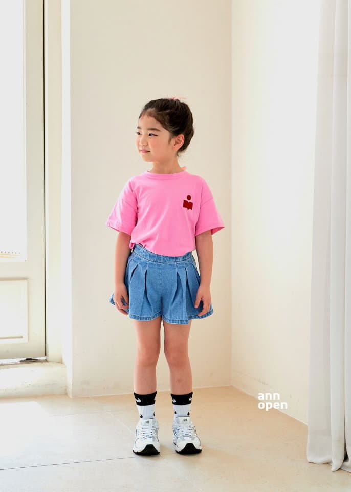 Ann Open - Korean Children Fashion - #childrensboutique - Sue Sue Denim Shorts - 3