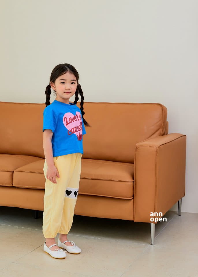 Ann Open - Korean Children Fashion - #designkidswear - Rolly Pop Heart Crop Tee - 10